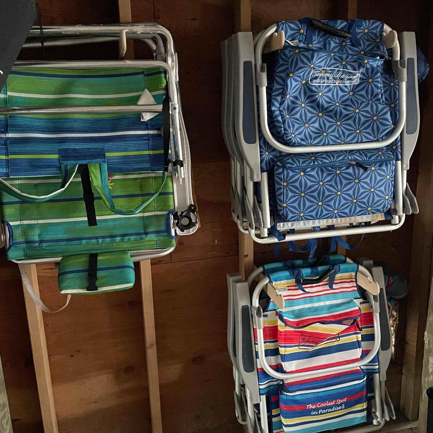 Lawn Chair Organizer – Shed Storage Rack for Yard Chairs - GiFTiFY