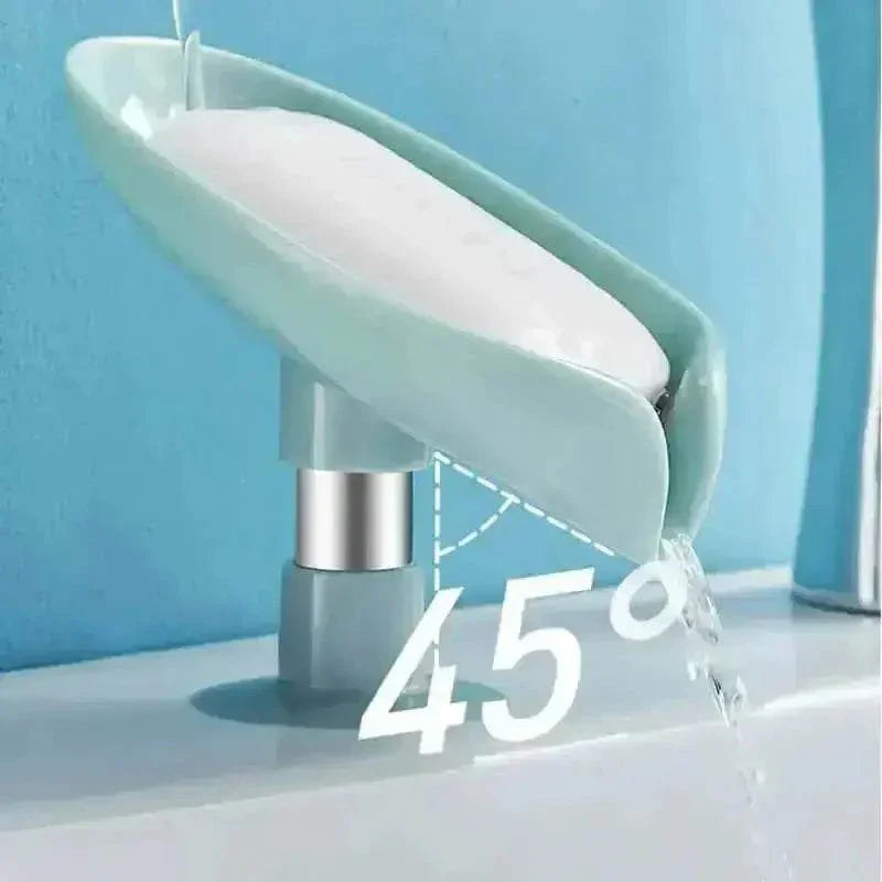 Leaf Soap Holder Maximize Drainage Suction Cup Tray Bathroom Accessories by Qx Lovely Home Store