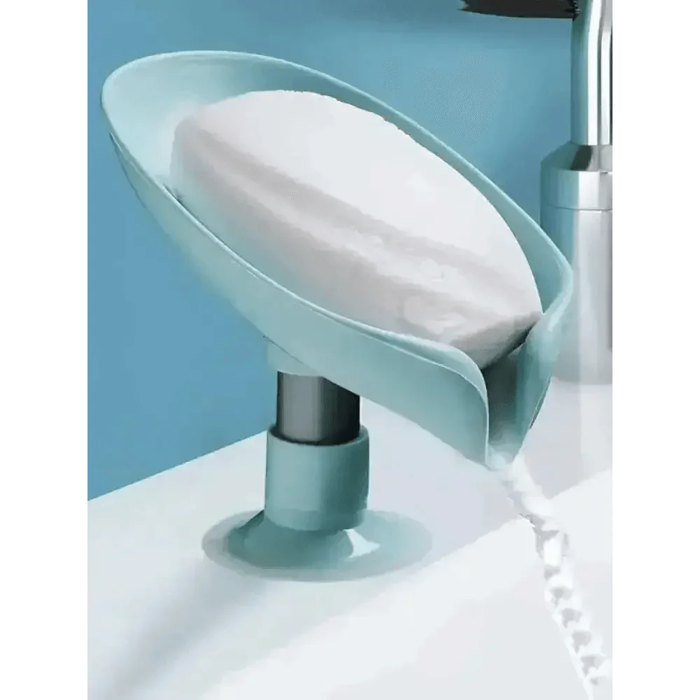 Leaf Soap Holder Maximize Drainage Suction Cup Tray Bathroom Accessories by Qx Lovely Home Store