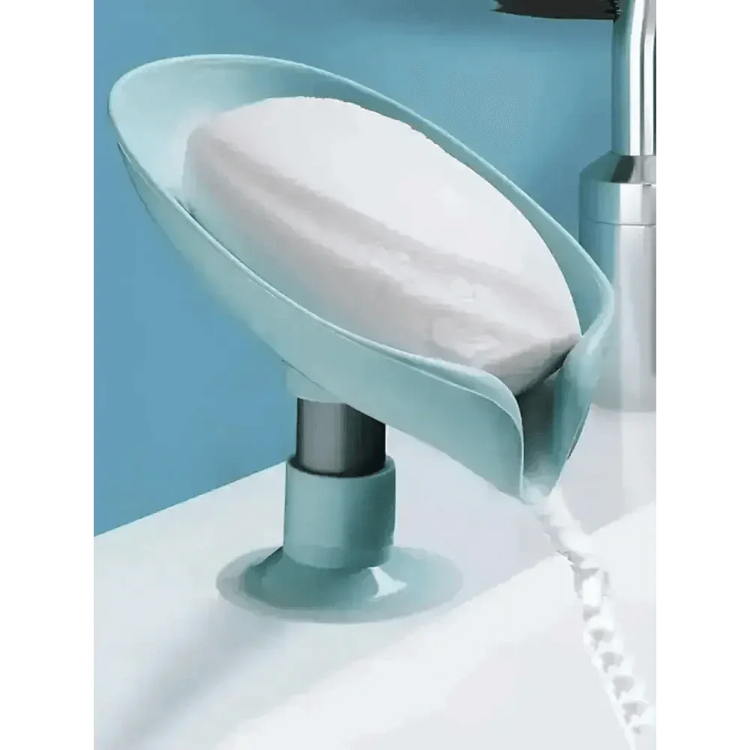 Leaf Soap Holder Maximize Drainage Suction Cup Tray - GiFTiFY