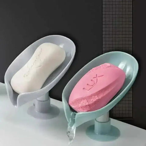 Leaf Soap Holder Maximize Drainage Suction Cup Tray - GiFiFY