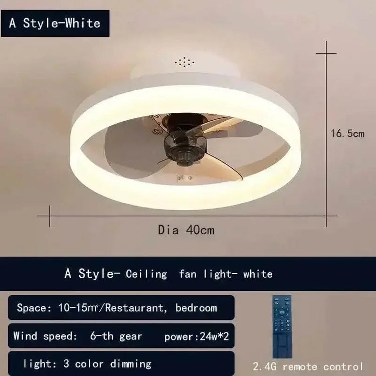 LED Ceiling Fan with Remote Control - GiFTiFY