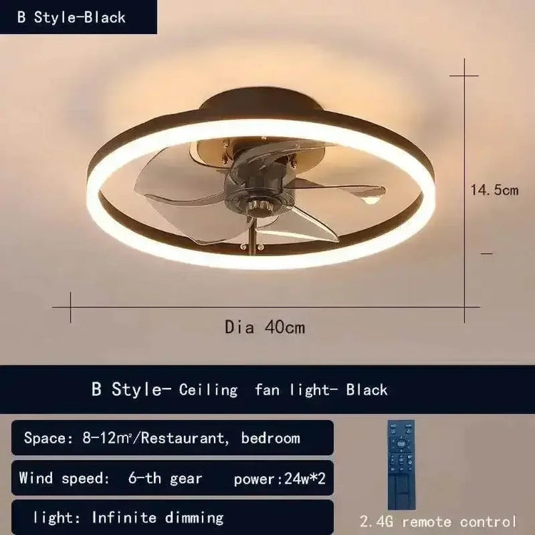 LED Ceiling Fan with Remote Control - GiFTiFY