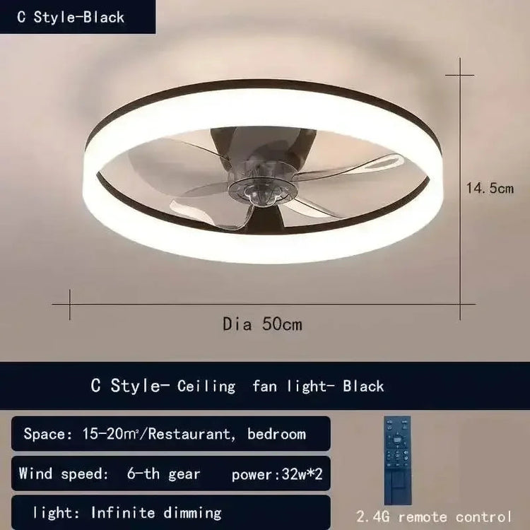 LED Ceiling Fan with Remote Control - GiFTiFY