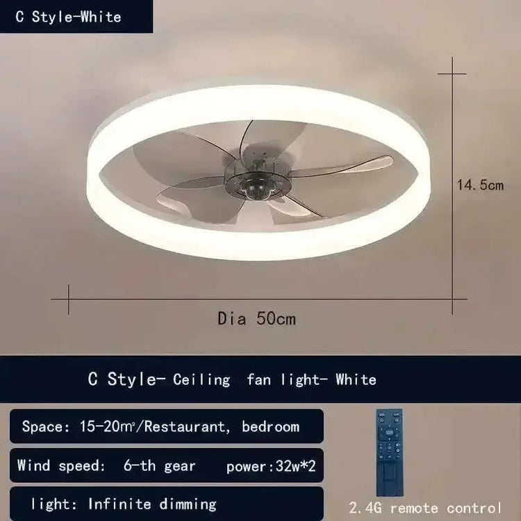 LED Ceiling Fan with Remote Control - GiFTiFY