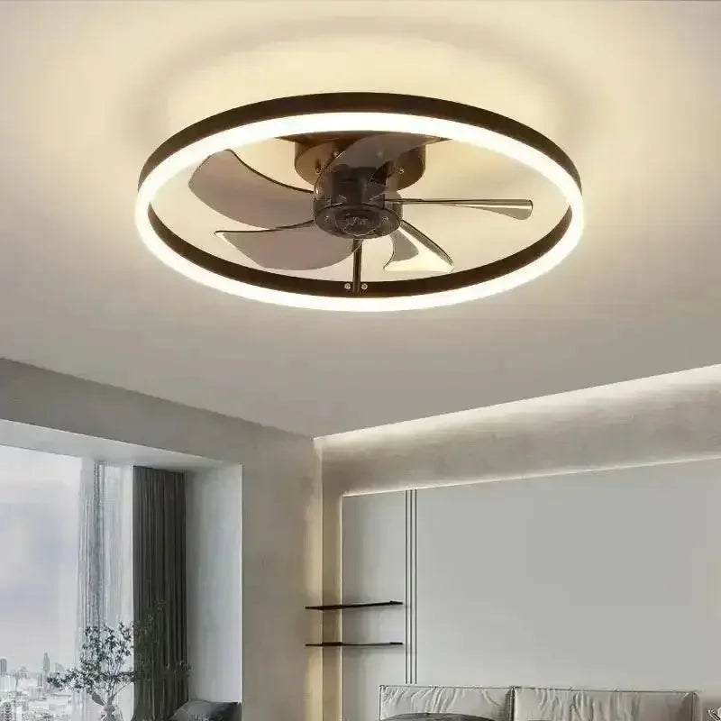 LED Ceiling Fan with Remote Control Chandelier by DSERS