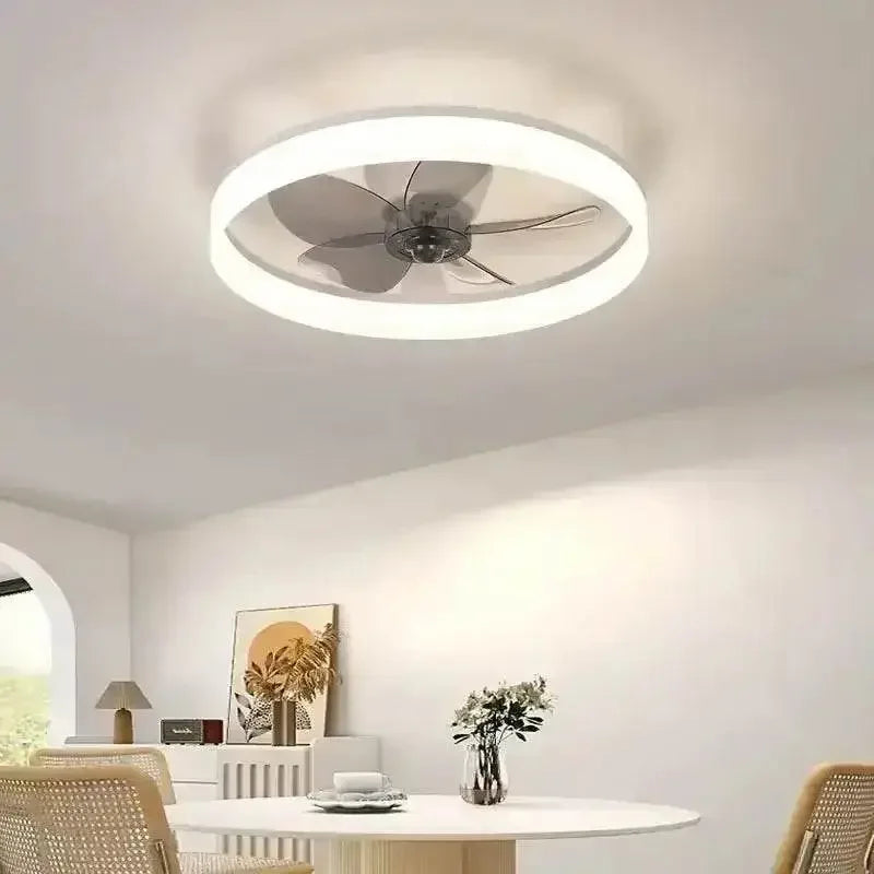 LED Ceiling Fan with Remote Control Chandelier by DSERS