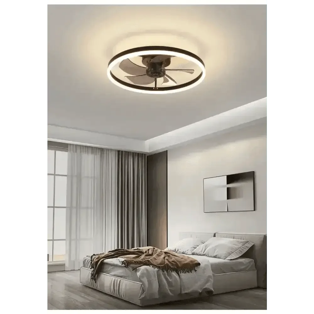 LED Ceiling Fan with Remote Control Chandelier by DSERS