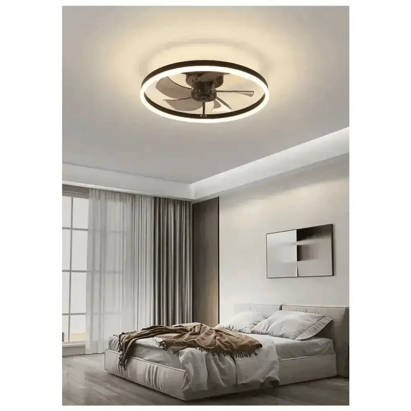 LED Ceiling Fan with Remote Control Chandelier by DSERS