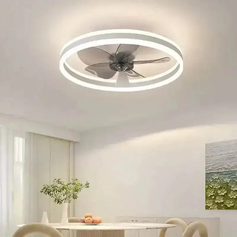 LED Ceiling Fan with Remote Control Chandelier by DSERS