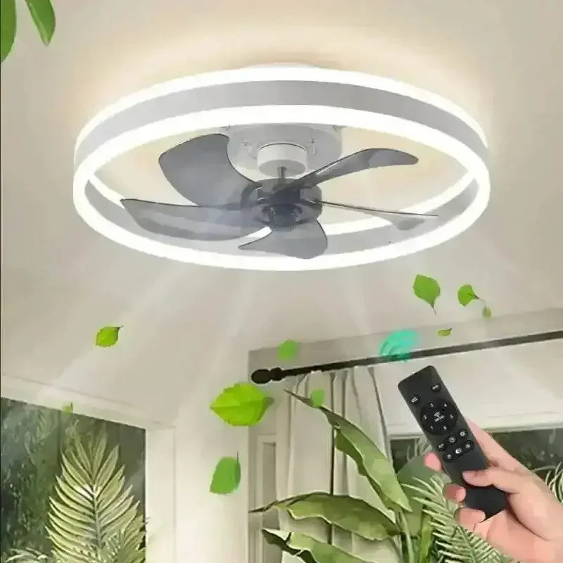 LED Ceiling Fan with Remote Control Chandelier by DSERS