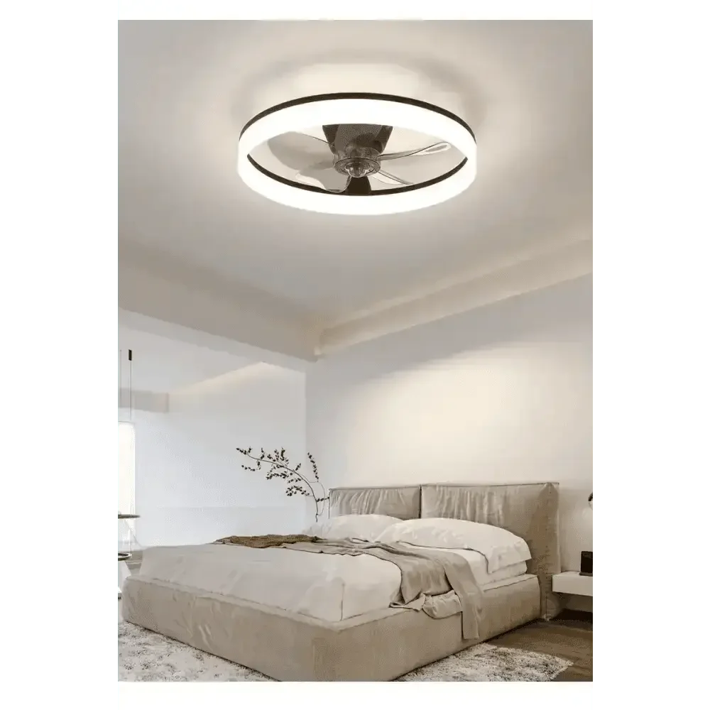LED Ceiling Fan with Remote Control Chandelier by DSERS