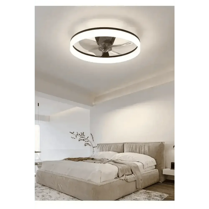 LED Ceiling Fan with Remote Control Chandelier by DSERS