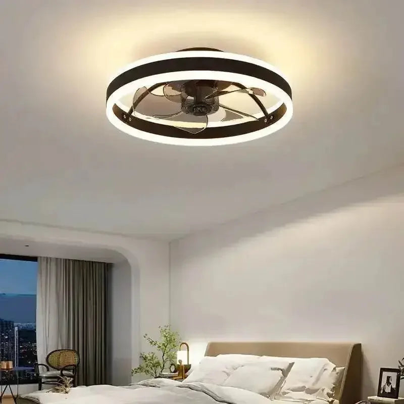LED Ceiling Fan with Remote Control Chandelier by DSERS