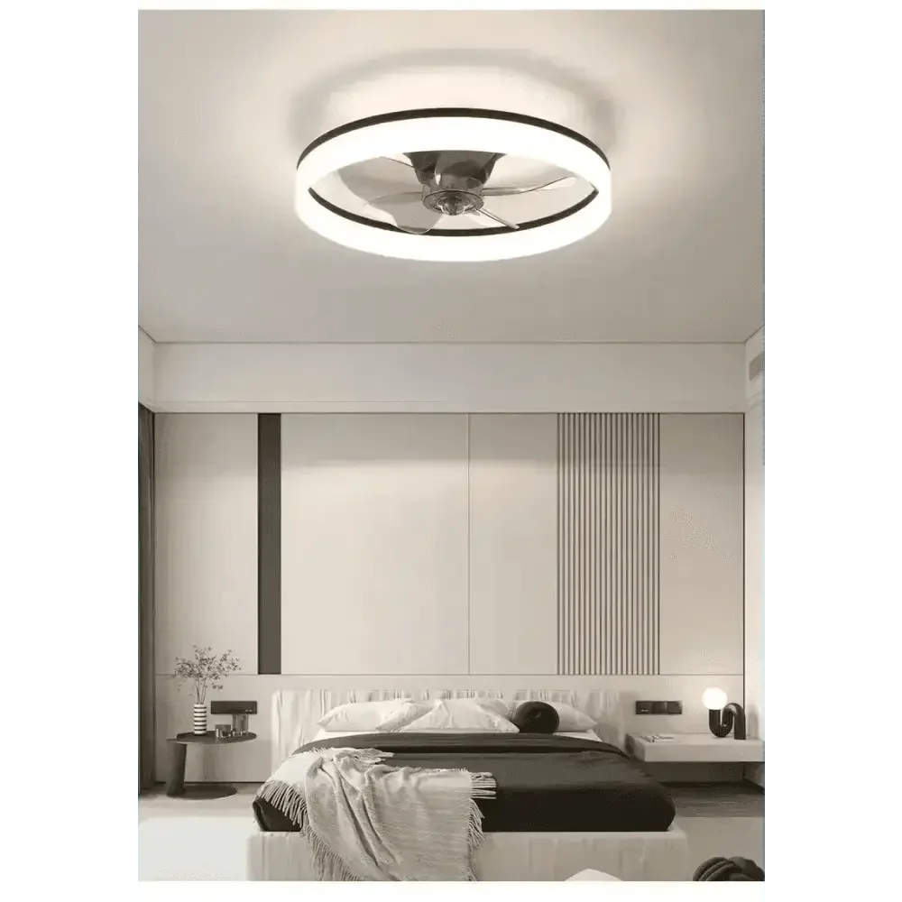 LED Ceiling Fan with Remote Control Chandelier by DSERS