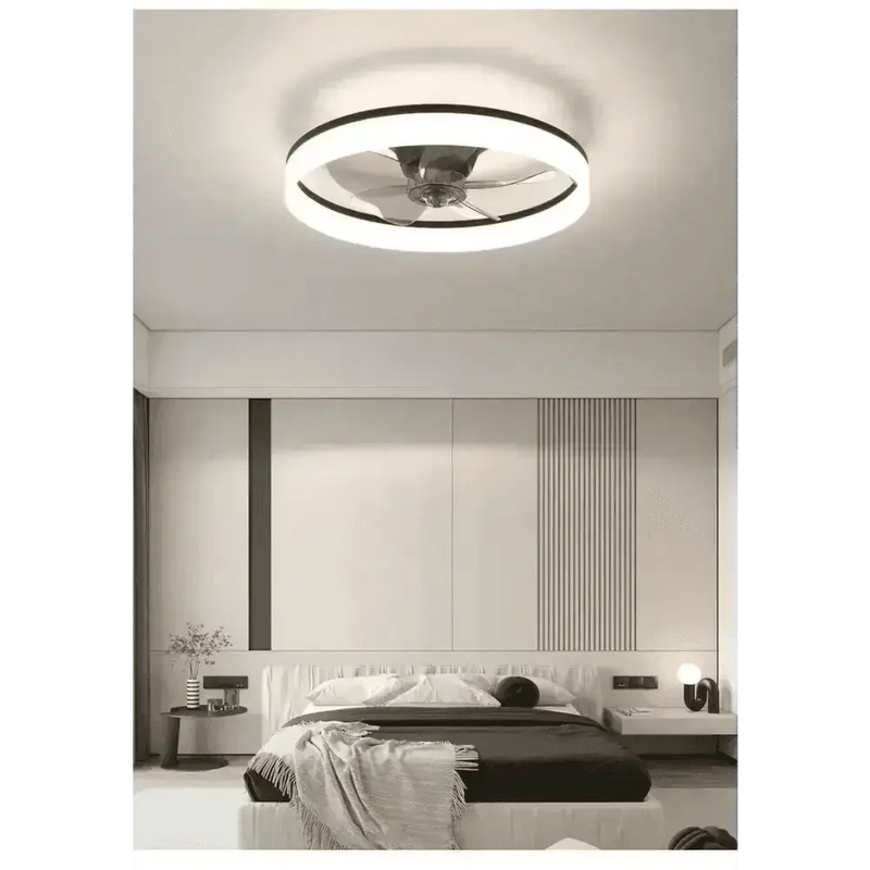 LED Ceiling Fan with Remote Control Chandelier by DSERS