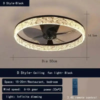 LED Ceiling Fan with Remote Control