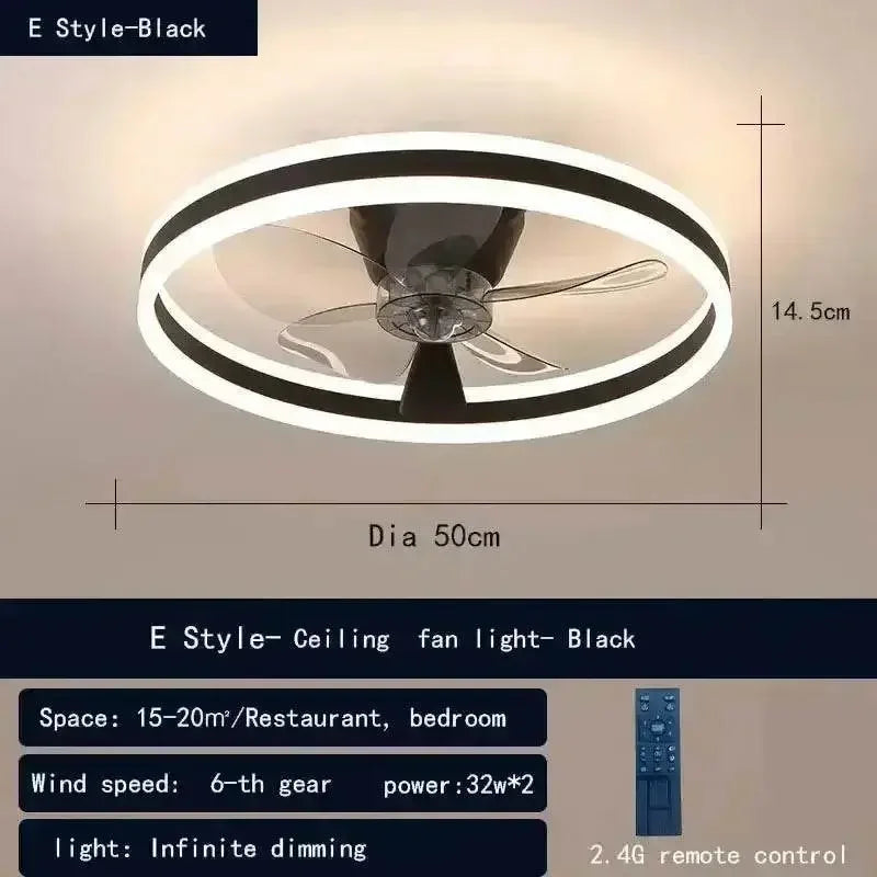 LED Ceiling Fan with Remote Control - GiFTiFY