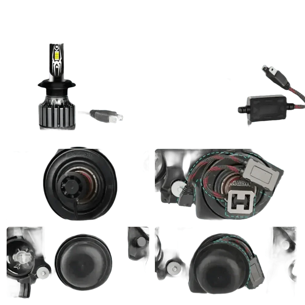 H7 LED Headlight Bulbs 30000lm CANBUS H8 H11 HIR2 Car Accessories by S&D Official Store