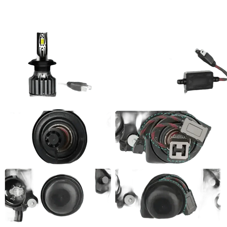 H7 LED Headlight Bulbs 30000lm CANBUS H8 H11 HIR2 - GiFTiFY