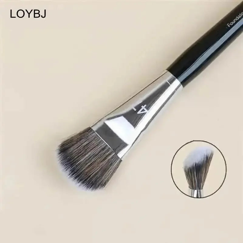 LOYBJ Professional Foundation Brush 47 Broom Head Liquid Foundation Shadow Concealer Brushes Women Face Base Makeup Beauty Tools Professional Foundation Brush by Dropshee