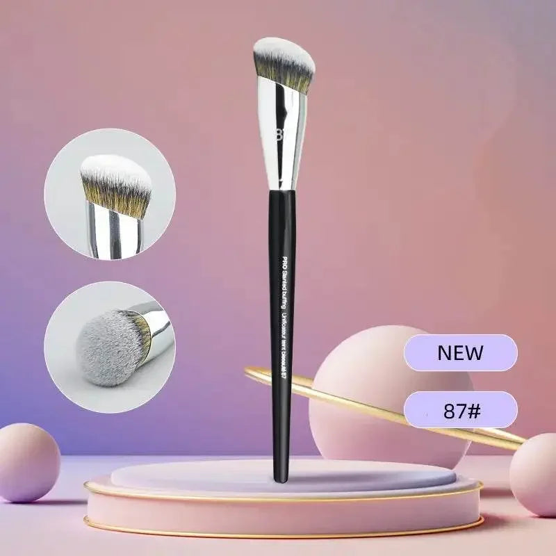 LOYBJ Professional Foundation Brush 47 Broom Head Liquid Foundation Shadow Concealer Brushes Women Face Base Makeup Beauty Tools Professional Foundation Brush by Dropshee