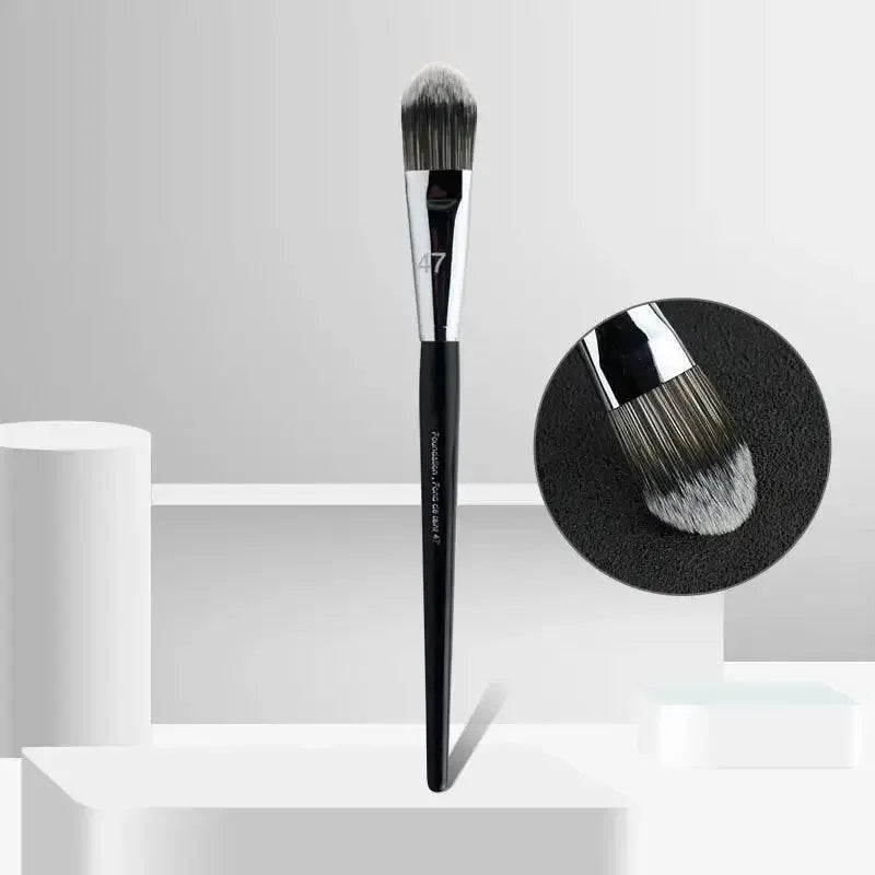 LOYBJ Professional Foundation Brush 47 Broom Head Liquid Foundation Shadow Concealer Brushes Women Face Base Makeup Beauty Tools - GiFTiFY