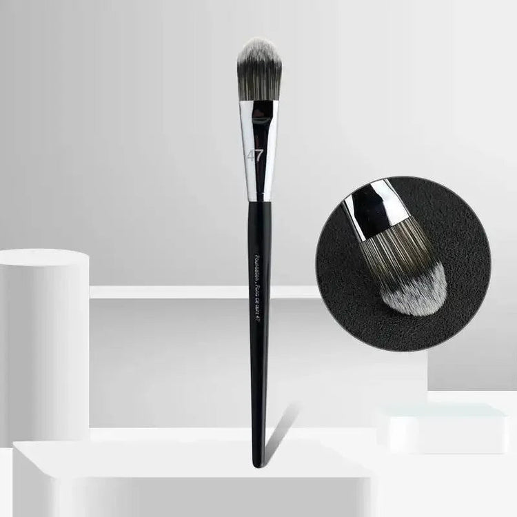 LOYBJ Professional Foundation Brush 47 Broom Head Liquid Foundation Shadow Concealer Brushes Women Face Base Makeup Beauty Tools - GiFTiFY