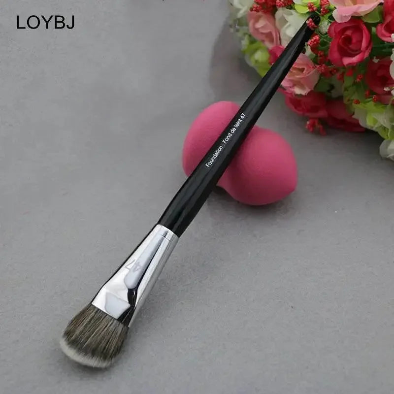 LOYBJ Professional Foundation Brush 47 Broom Head Liquid Foundation Shadow Concealer Brushes Women Face Base Makeup Beauty Tools Professional Foundation Brush by Dropshee