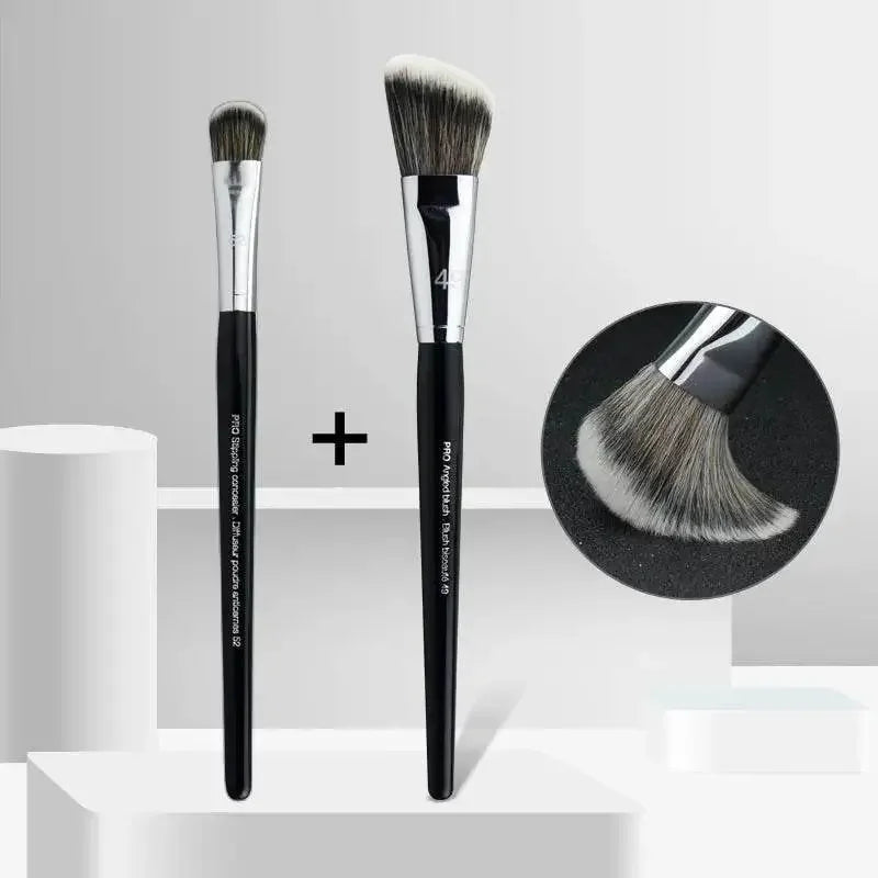 LOYBJ Professional Foundation Brush 47 Broom Head Liquid Foundation Shadow Concealer Brushes Women Face Base Makeup Beauty Tools - GiFTiFY