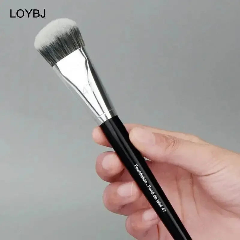LOYBJ Professional Foundation Brush 47 Broom Head Liquid Foundation Shadow Concealer Brushes Women Face Base Makeup Beauty Tools Professional Foundation Brush by Dropshee
