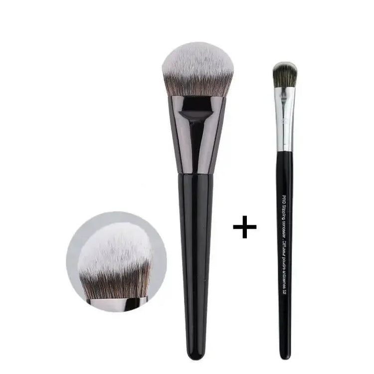 LOYBJ Professional Foundation Brush 47 Broom Head Liquid Foundation Shadow Concealer Brushes Women Face Base Makeup Beauty Tools - GiFTiFY