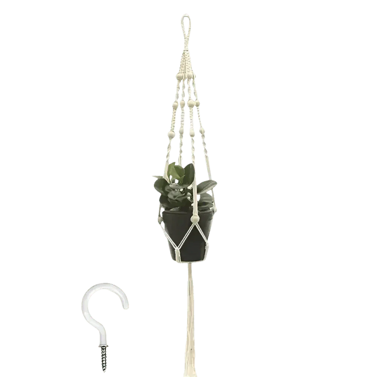 Macrame Plant Shelves with Plants Gardening Macrame Plant Hangers - GiFTiFY