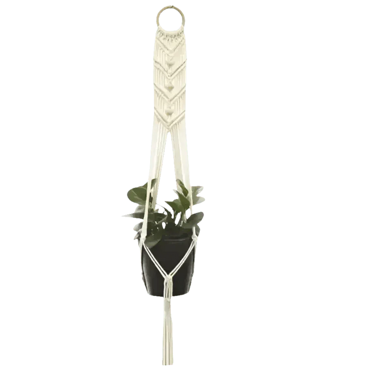 Macrame Plant Shelves with Plants Gardening Macrame Plant Hangers - GiFTiFY