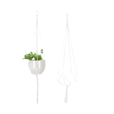 Macrame Plant Shelves with Plants Gardening Macrame Plant Hangers - GiFTiFY