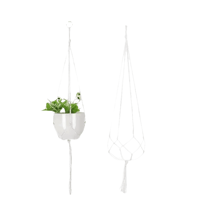 Macrame Plant Shelves with Plants Gardening Macrame Plant Hangers - GiFTiFY