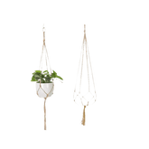Macrame Plant Shelves with Plants Gardening Macrame Plant Hangers - GiFTiFY