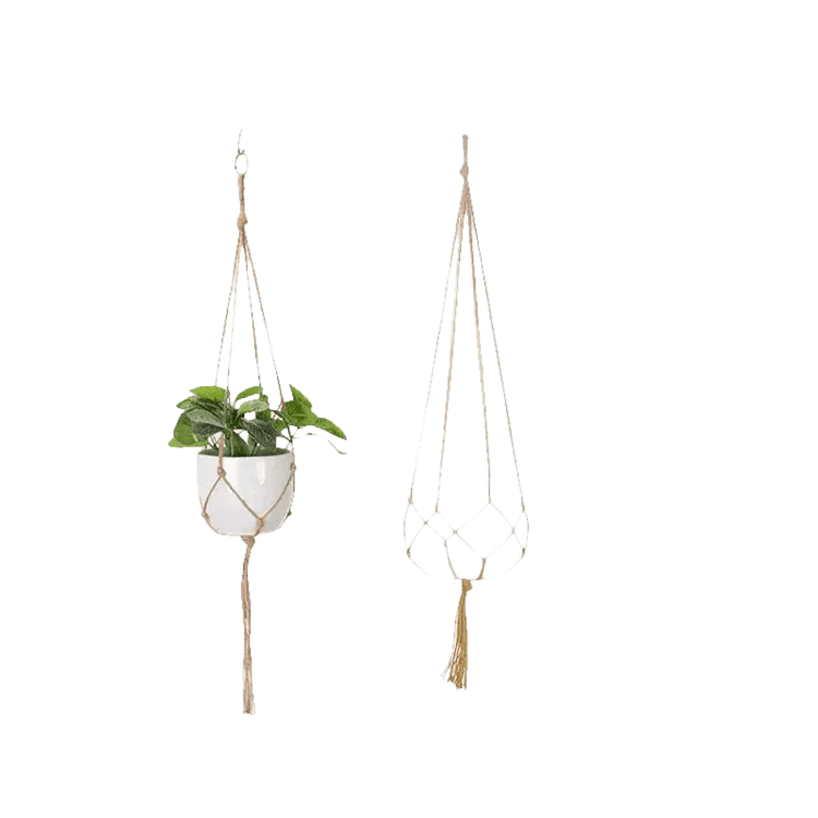 Macrame Plant Shelves with Plants Gardening Macrame Plant Hangers - GiFTiFY
