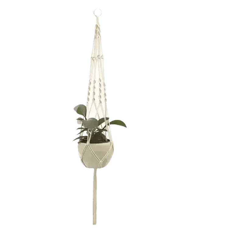 Macrame Plant Shelves with Plants Gardening Macrame Plant Hangers - GiFTiFY