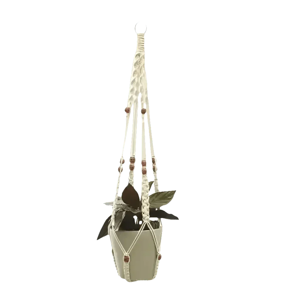 Macrame Plant Shelves with Plants Gardening Macrame Plant Hangers - GiFTiFY