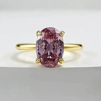 Radiant Cut Lab Moissanite Diamond Ring 100% Real 925