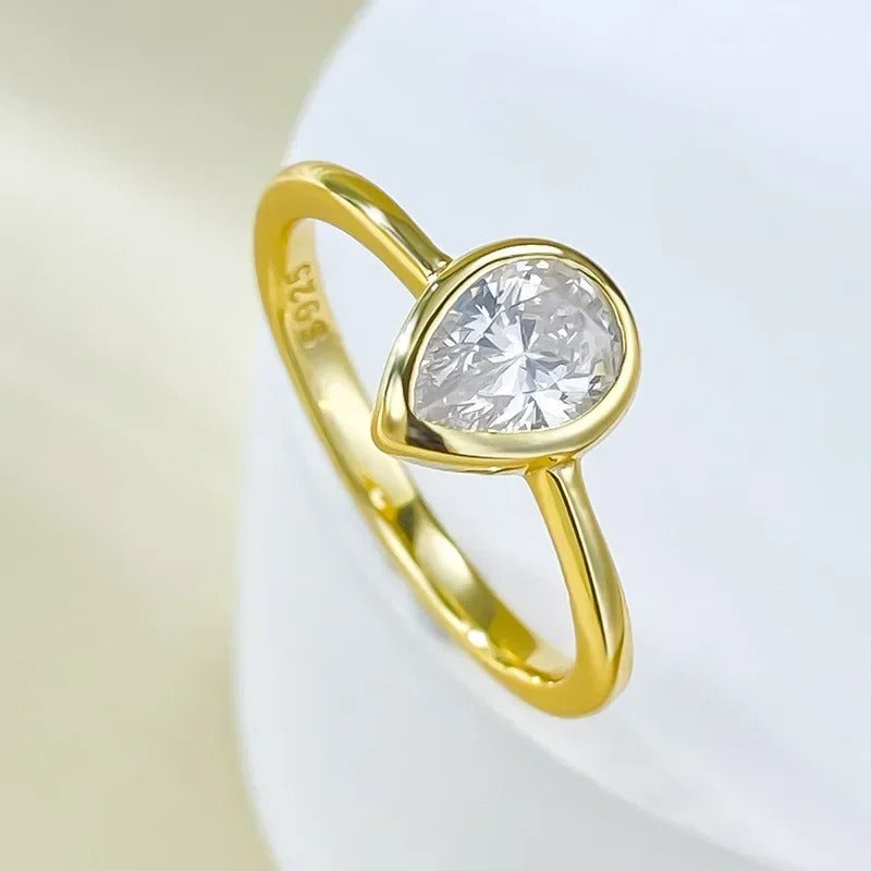Radiant Cut Lab Moissanite Diamond Ring 100% Real 925 Sterling Silver Engagement Wedding Band Rings for Women Promise Jewelry - GiFTiFY