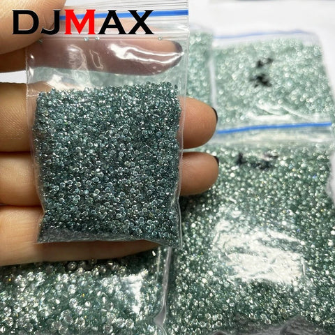 Blue Green Moissanite Loose Stones 0.1-10ct GiFiFY