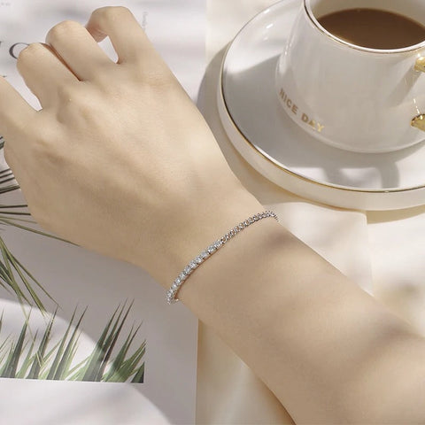 18k Gold Plated Moissanite Bracelet GiFiFY