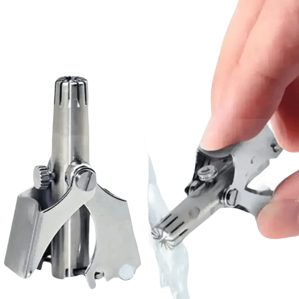 Manual Stainless Steel Nose Hair Trimmer - GiFTiFY
