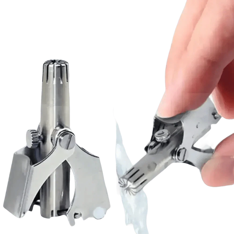 Manual Stainless Steel Nose Hair Trimmer - GiFTiFY