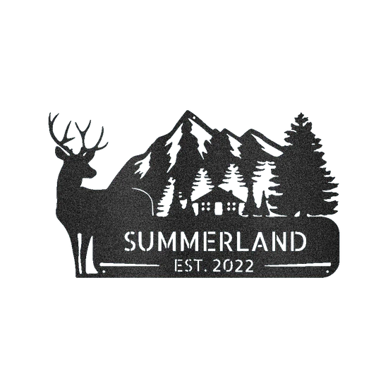 Country Cottage Personalized Gifts - Custom Metal Sign - GiFTiFY