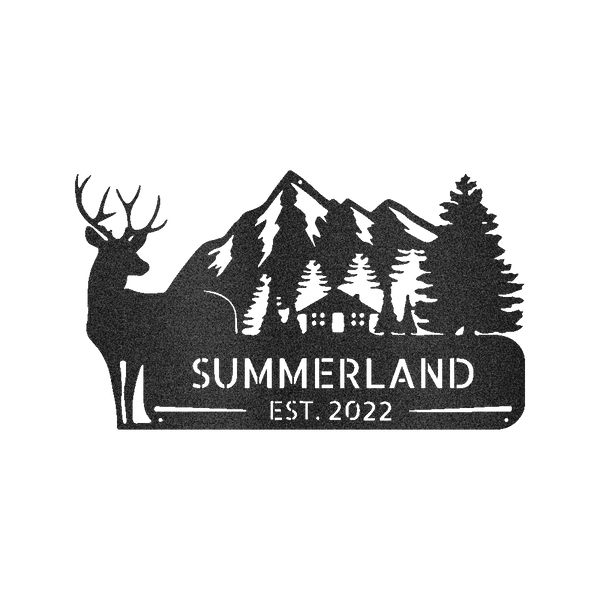 Country Cottage Personalized Gifts - Custom Metal Sign - GiFTiFY