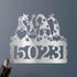 Gnome Address Personalized Gifts - Custom Metal Sign - GiFTiFY