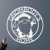 Gnome Graduation Gift Personalized Gifts - Custom Metal Sign - GiFTiFY